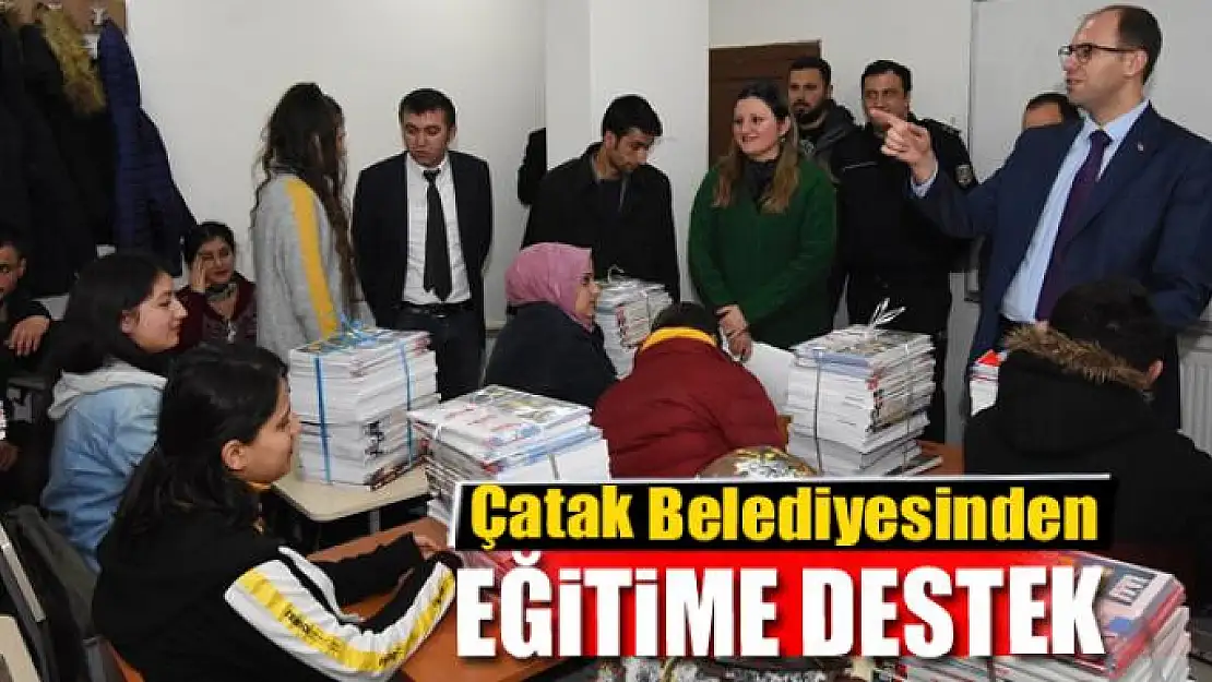 Çatak Belediyesinden eğitime büyük destek