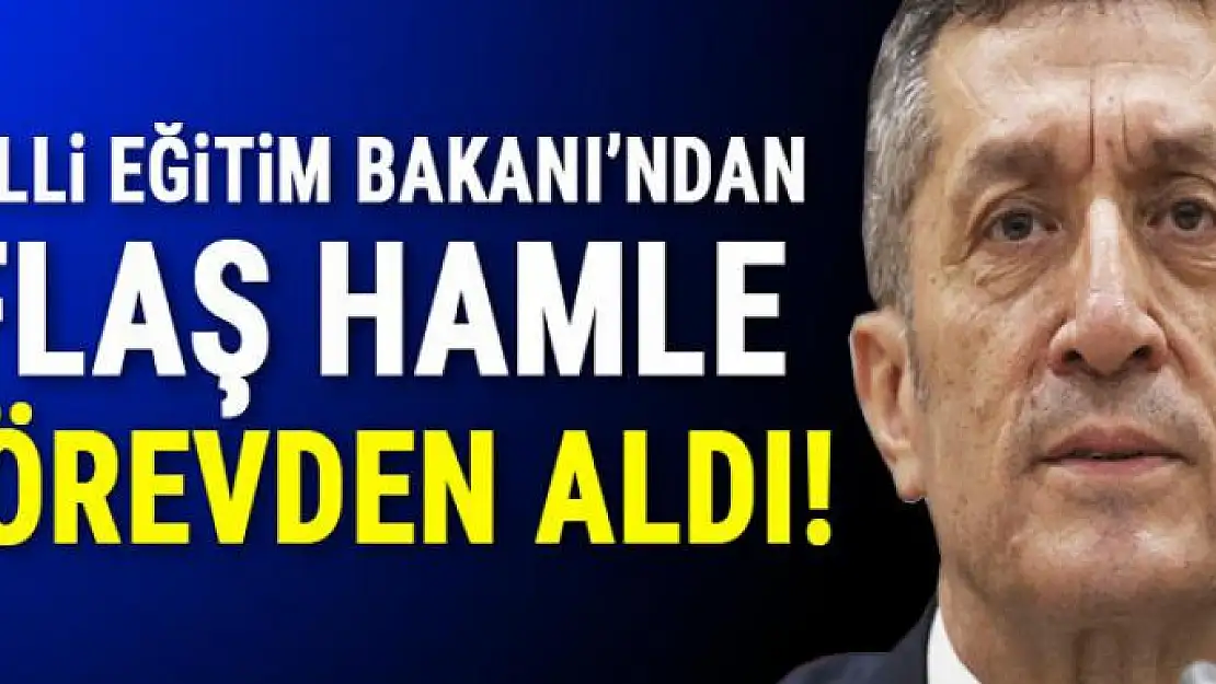 Milli Eğitim Bakanı'ndan flaş hamle: Ankara İl Milli Eğitim Müdürü görevden alındı