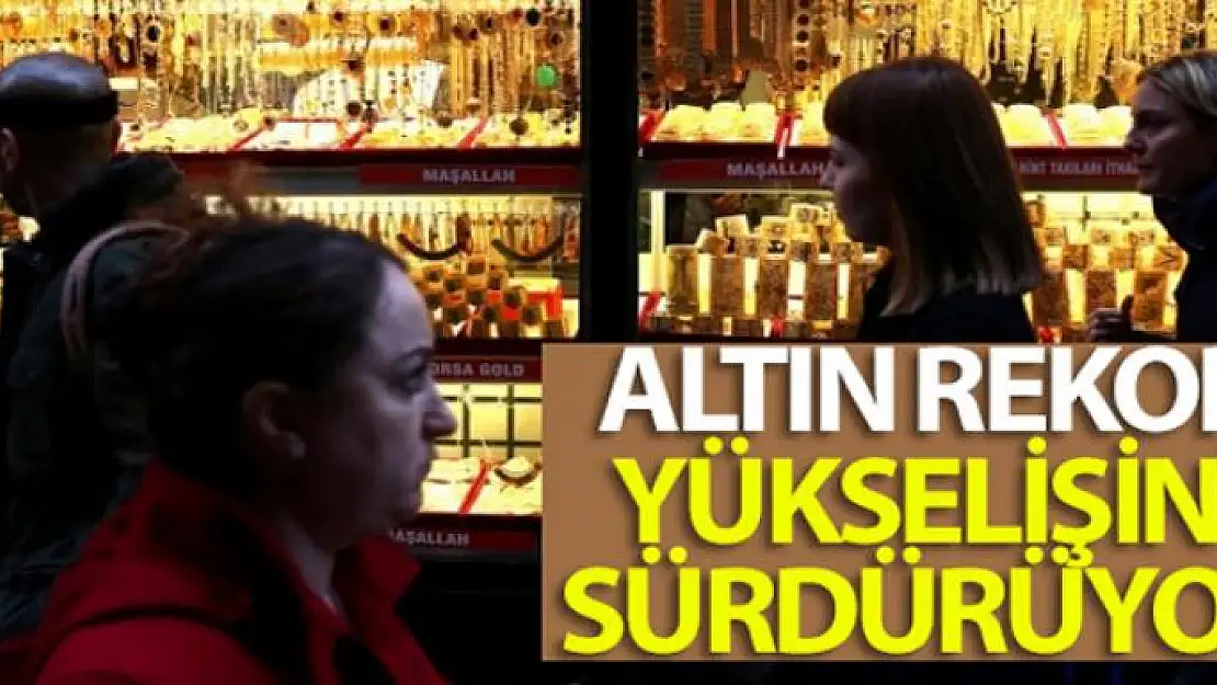 Altın rekor yükselişini sürdürüyor