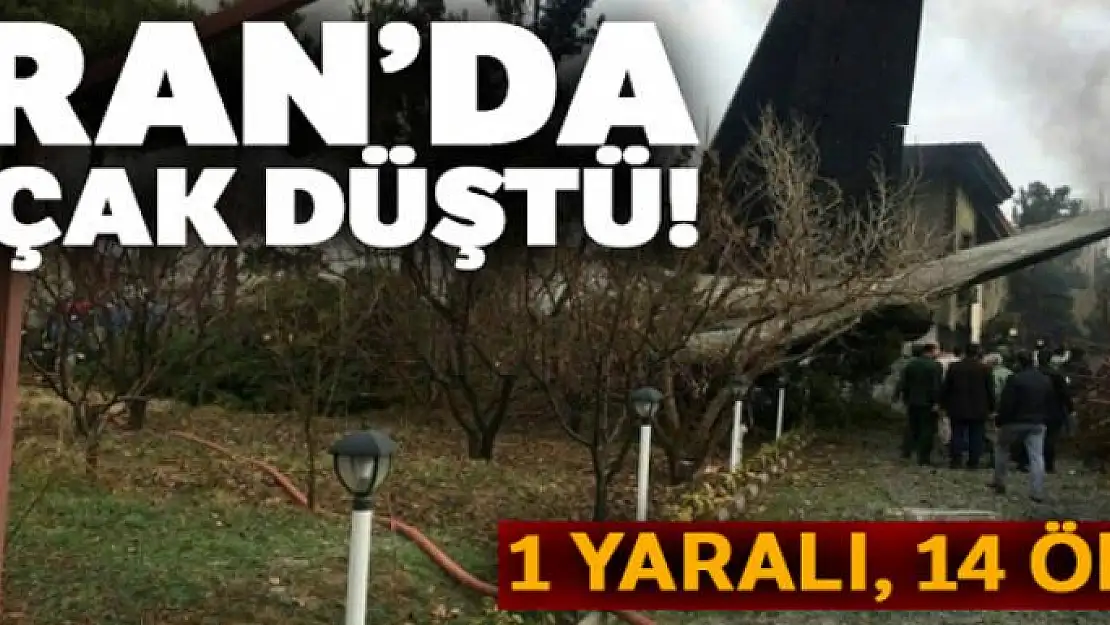 İran'da uçak düştü