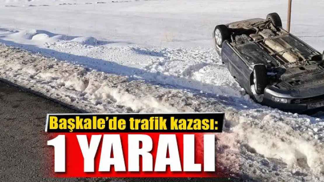 Başkale'de trafik kazası: 1 yaralı 