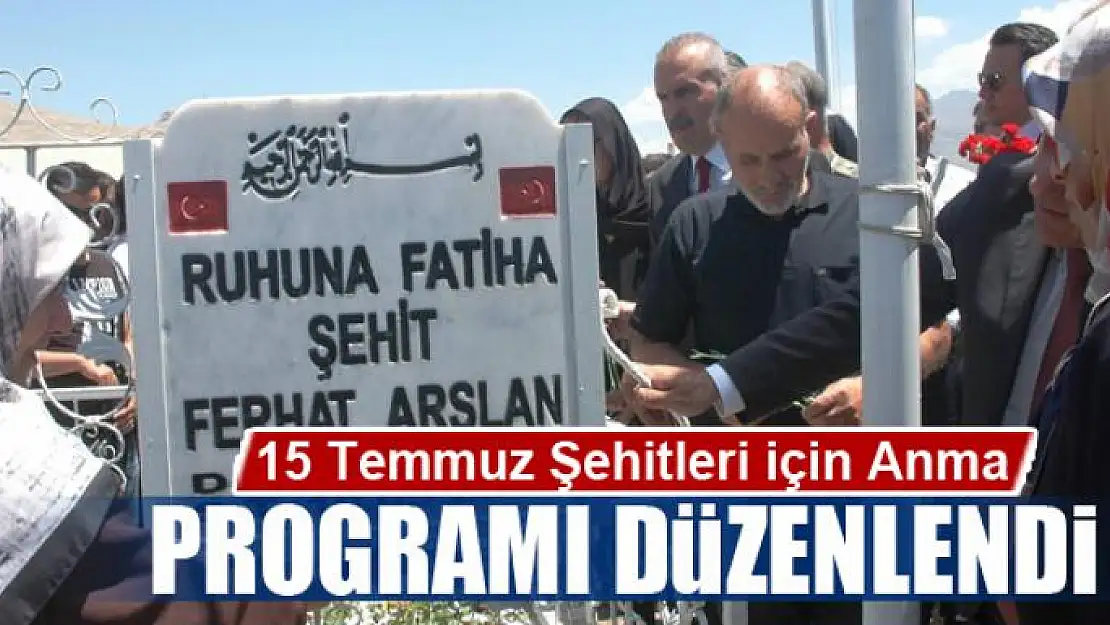 15 Temmuz Şehitlerini Anma Demokrasi ve Milli Birlik Günü