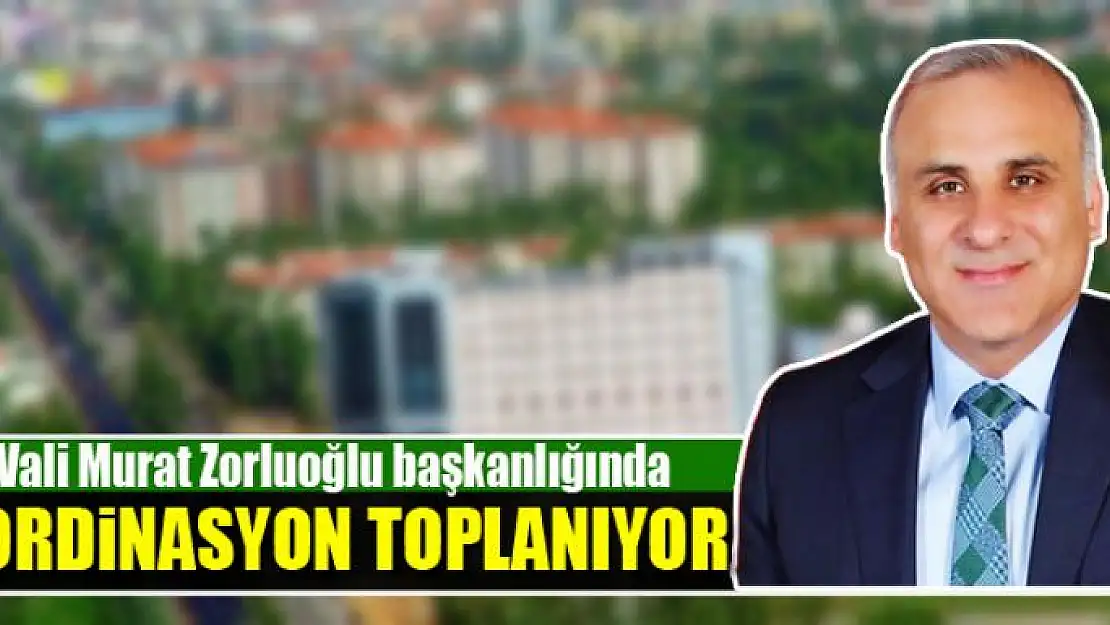 VAN'DA KOORDİNASYON TOPLANIYOR