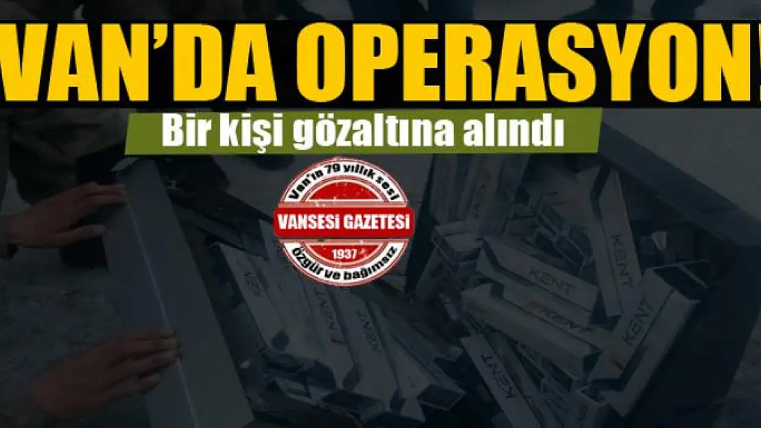 Van'da operasyon