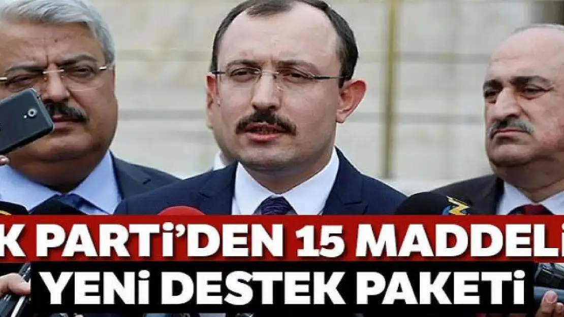 AK Parti'den 15 maddelik yeni teklif