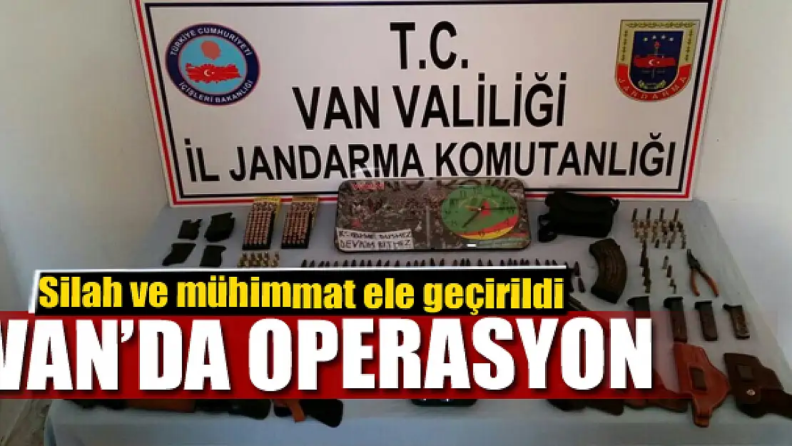 Van'da operasyon