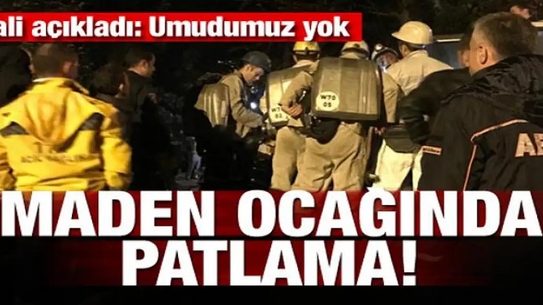 Maden ocağında patlama 