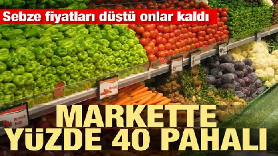 Sebze fiyatları düştü onlar kaldı! Markette yüzde 40 pahalı