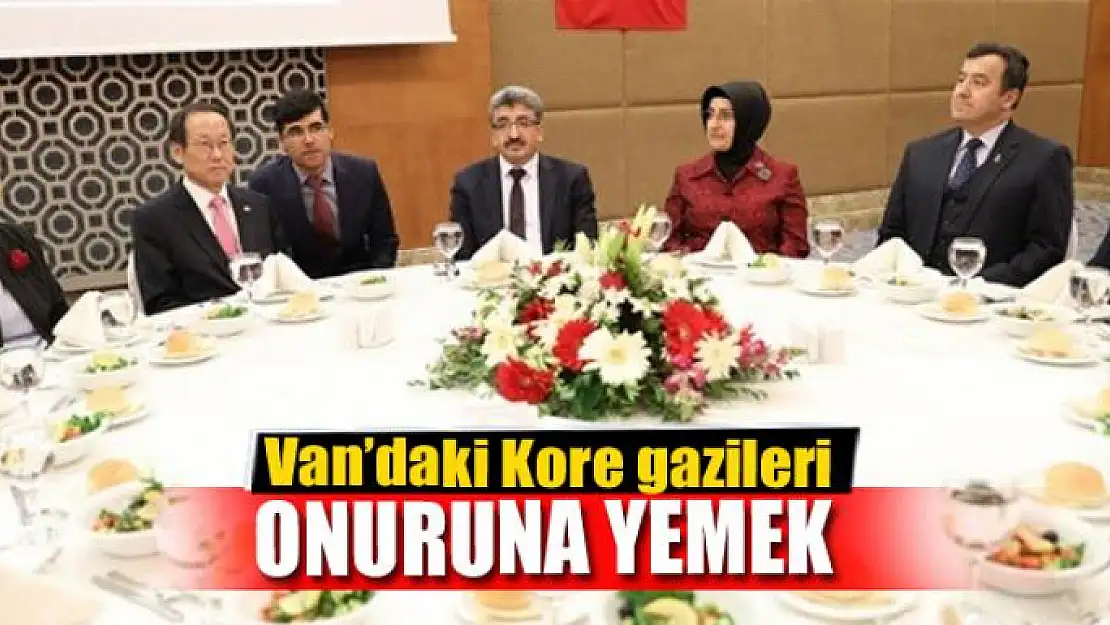  Van'daki Kore gazileri onuruna yemek 