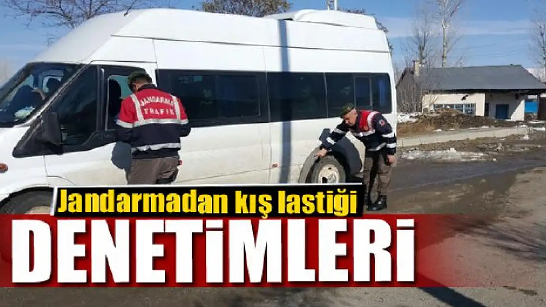 Jandarmadan kış lastiği denetimleri