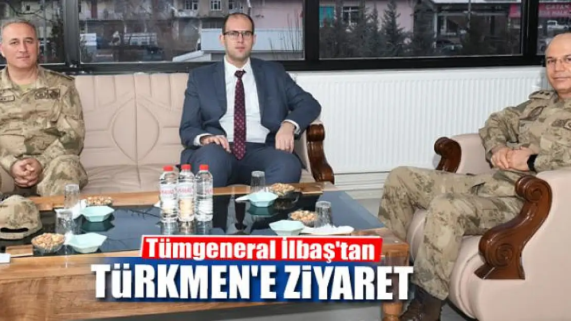 Tümgeneral İlbaş'tan Kaymakam Türkmen'e ziyaret