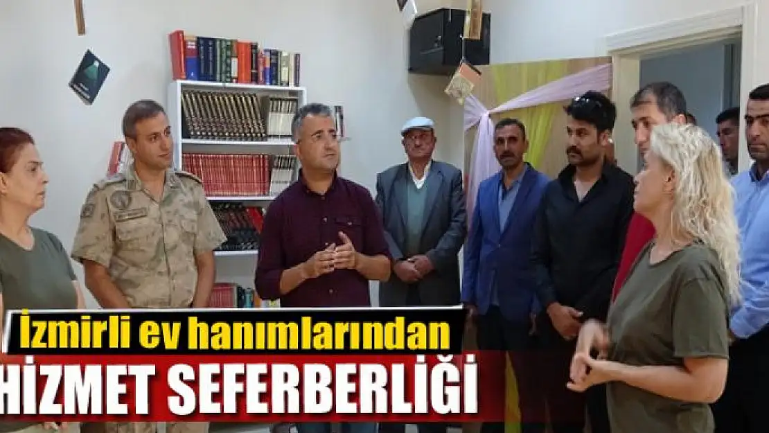 İzmirli ev hanımlarından hizmet seferberliği 