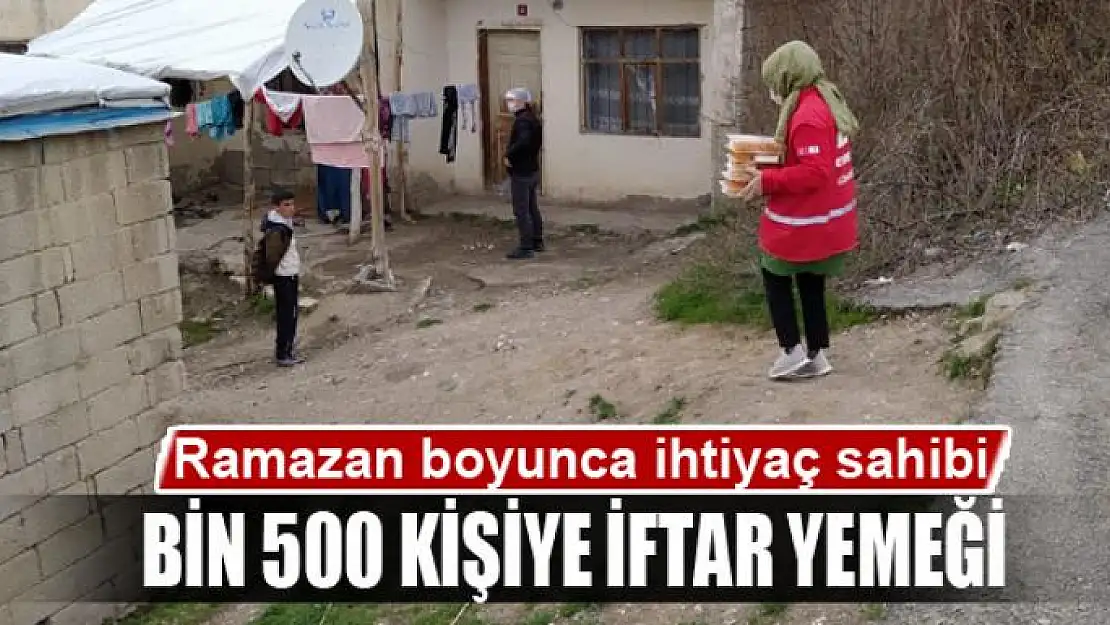 Ramazan boyunca ihtiyaç sahibi bin 500 kişiye iftar yemeği