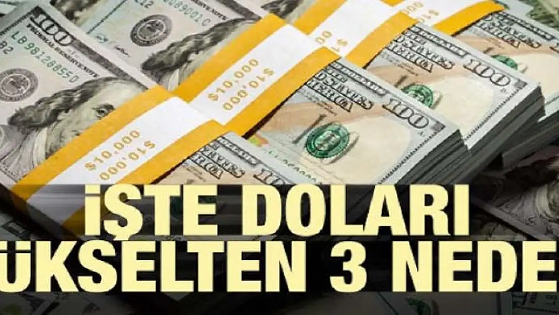 İşte doları yükselten 3 neden!