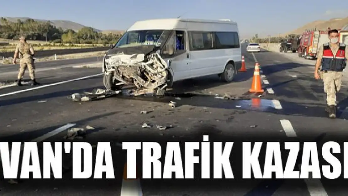 Van'da trafik kazası