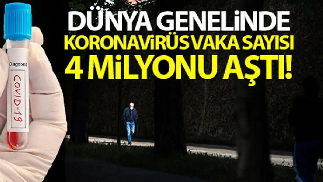 Dünya genelinde korona virüs vaka sayısı 4 milyonu aştı