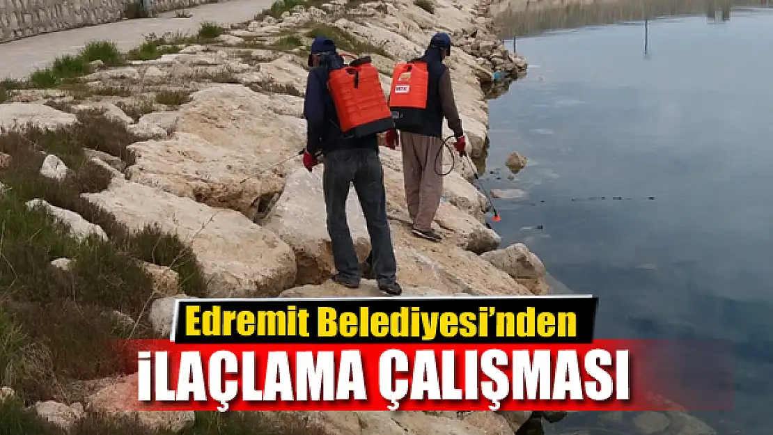 Edremit Belediyesi'nden ilaçlama çalışması