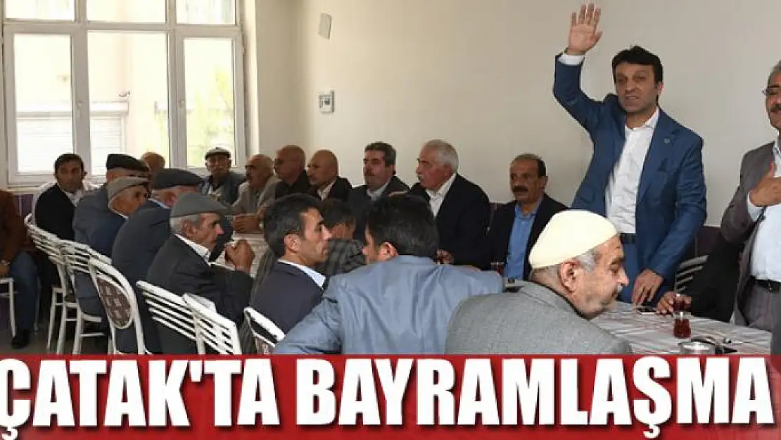 Çatak'ta bayramlaşma