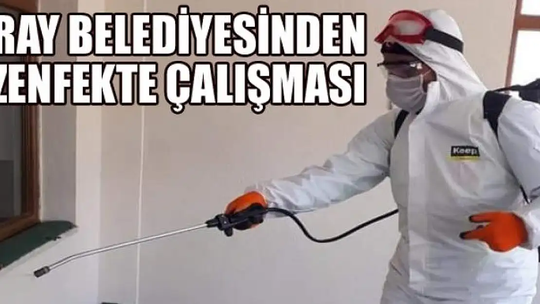 Saray Belediyesinden dezenfekte çalışması