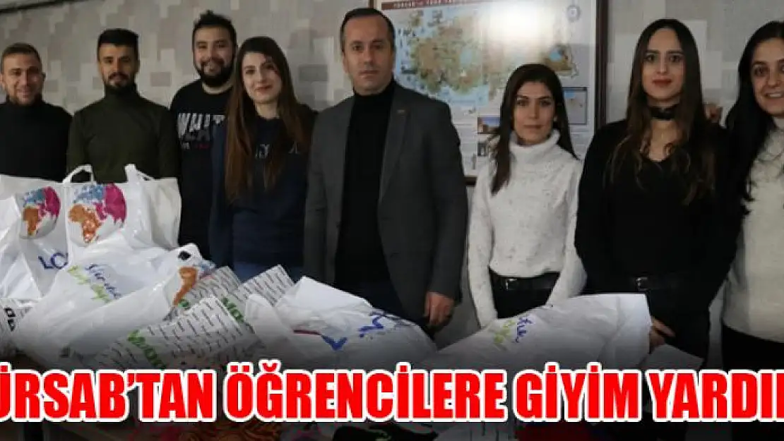 TÜRSAB'tan öğrencilere giyim yardımı