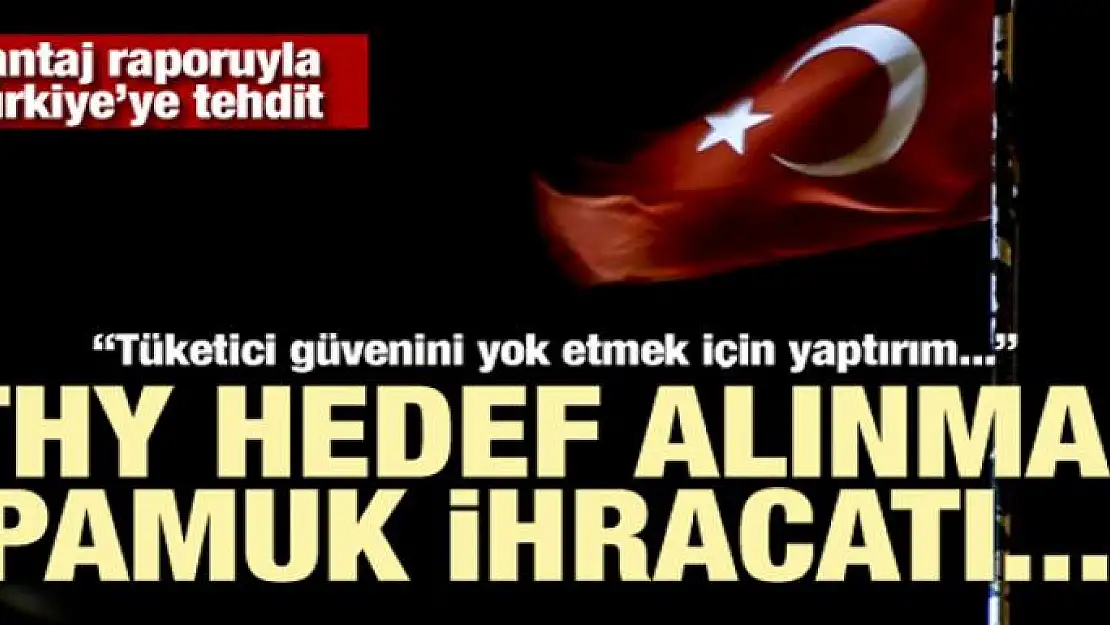 Türkiye'yi tehdit ettiler! THY hedef alınmalı, pamuk ihracatı...