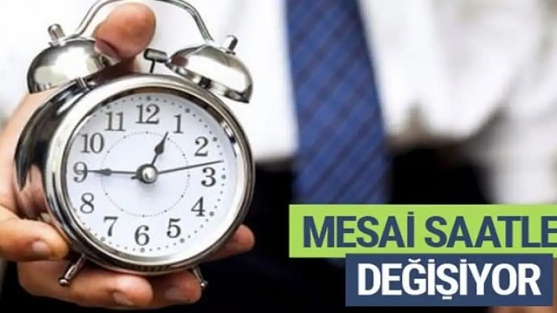 Çalışma hayatında yeni düzenleme mesai saatleri değişiyor