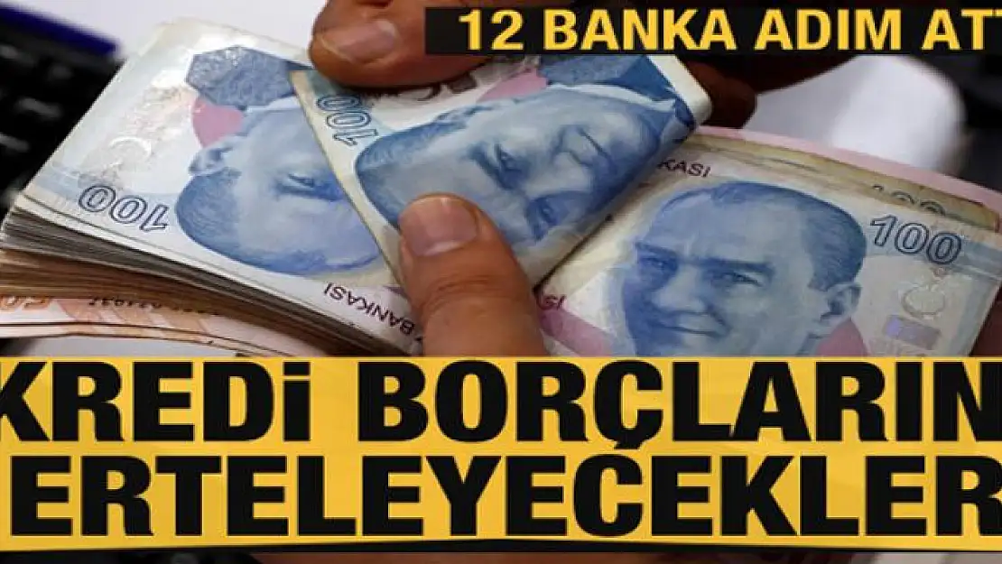 Banka sayısı 12'ye çıktı: Kredi borçlarını erteleyecekler