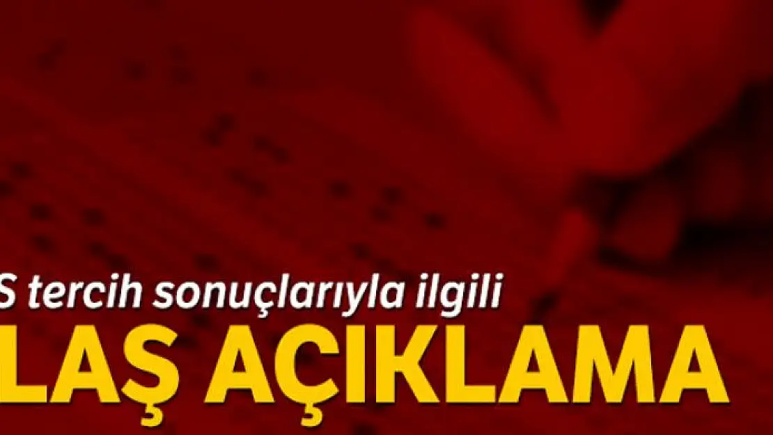 2019 YKS tercih sonuçlarıyla ilgili ÖSYM Başkanı Aygün'den flaş açıklama