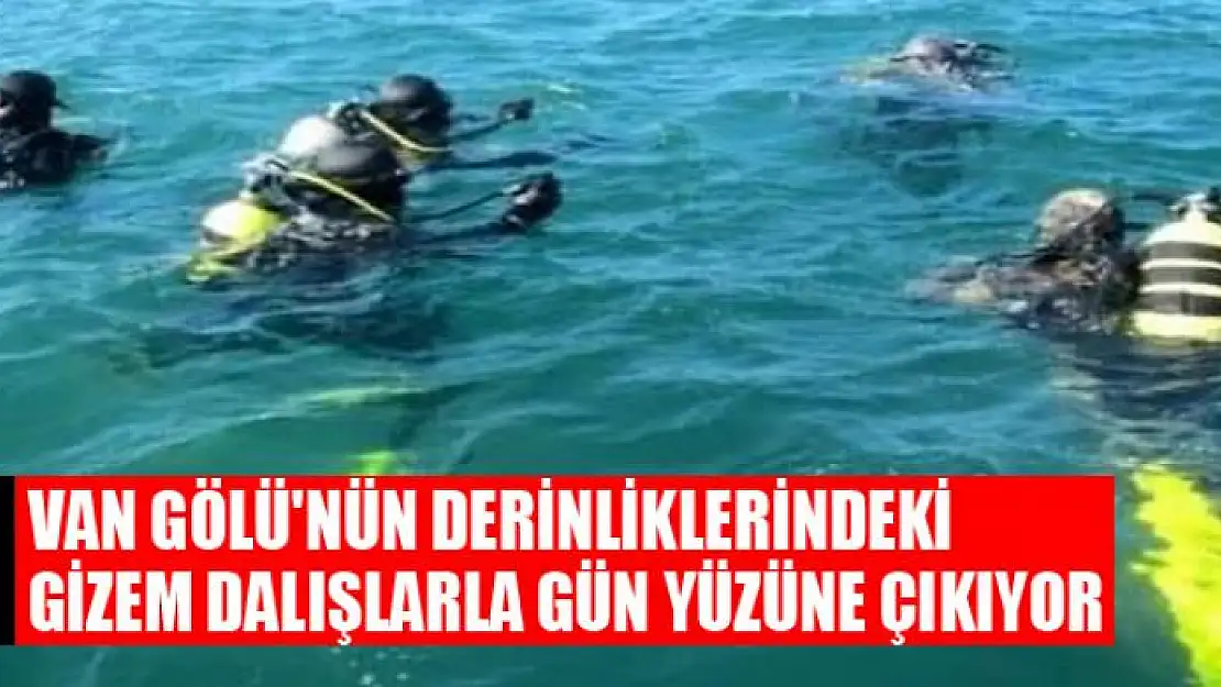 Van Gölü'nün derinliklerindeki gizem dalışlarla gün yüzüne çıkıyor