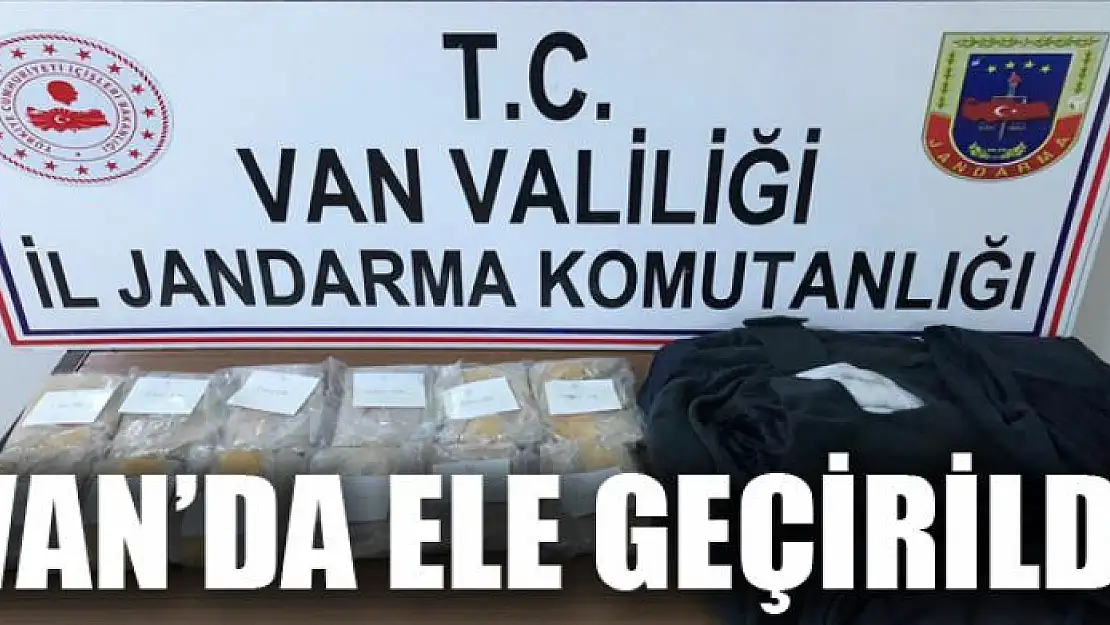 VAN'DA ELE GEÇİRİLDİ