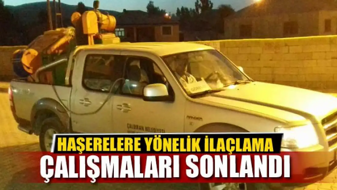 Çaldıran Belediyesi, haşerelere yönelik ilaçlama çalışmalarını sonlandırdı