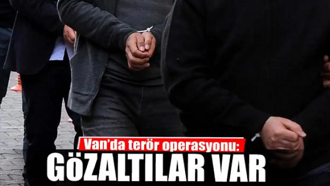 Van'da terör operasyonu: 7 gözaltı