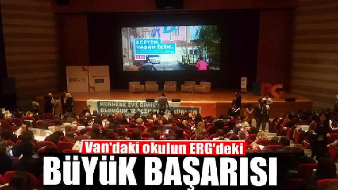 Van'daki okulun ERG'deki büyük başarısı 