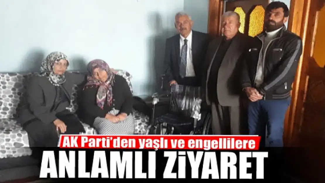 AK Parti'den yaşlı ve engellilere ziyaret 