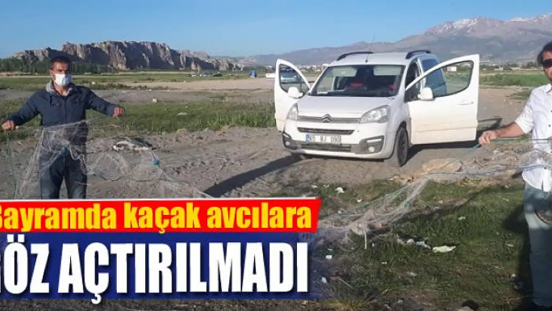 Bayramda kaçak avcılara göz açtırılmadı