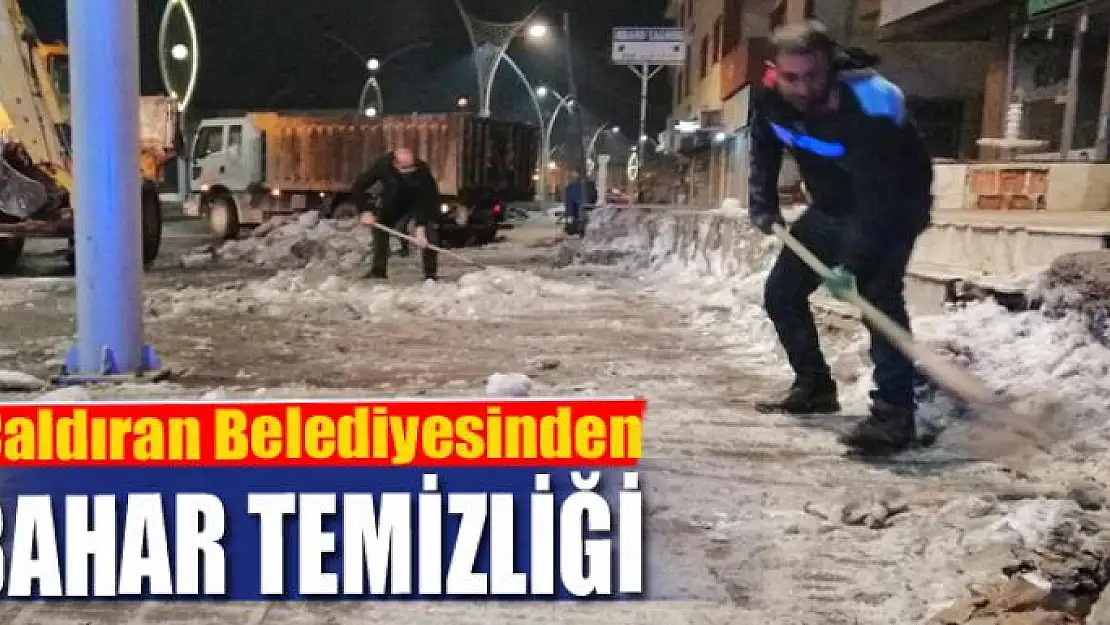 Çaldıran Belediyesinden bahar temizliği