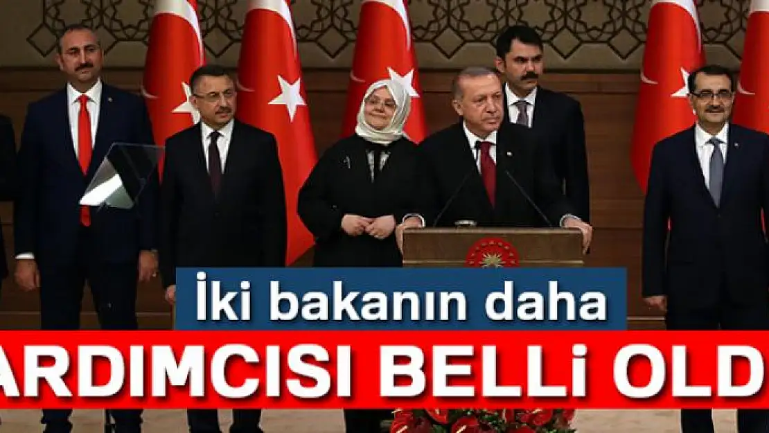 İki bakanın daha yardımcısı belli oldu