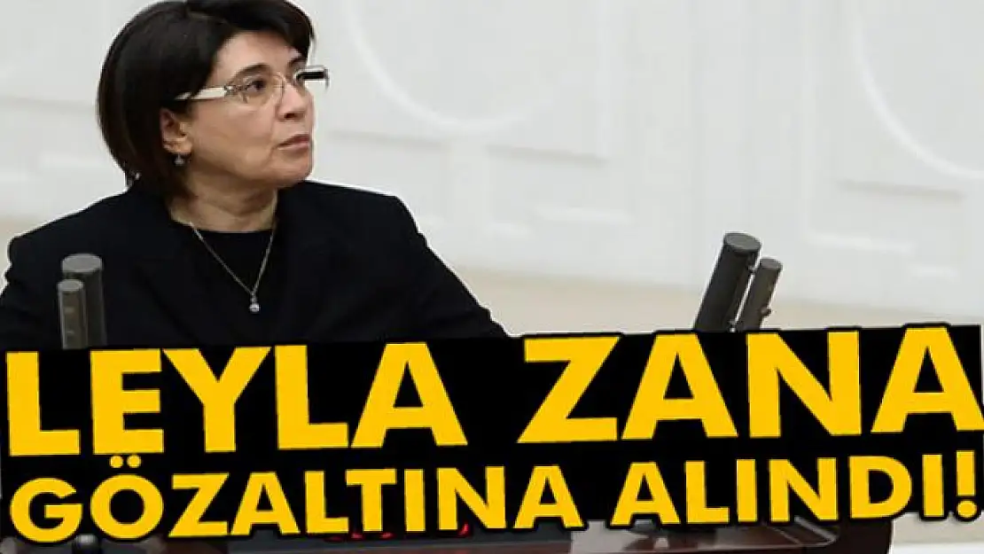 Son dakika...HDP Diyarbakır Milletvekili Leyla Zana gözaltına alındı! (Leyla Zana kimdir)