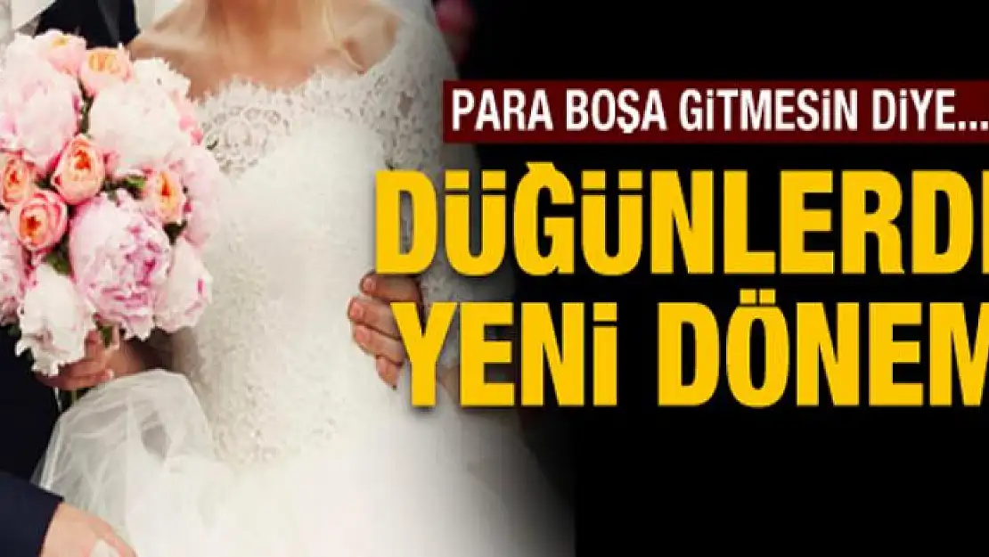 Düğünlere de sigorta dönemi başladı!