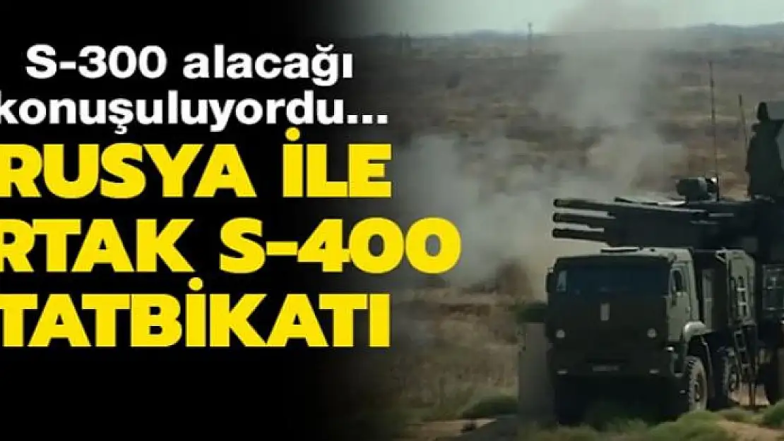 S-300 alacağı konuşuluyordu... O ülkeden S-400'lü tatbikat