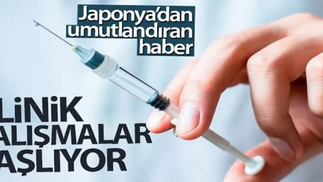 Japonya'da Kovid-19 aşısına yönelik klinik çalışmalar başlıyor