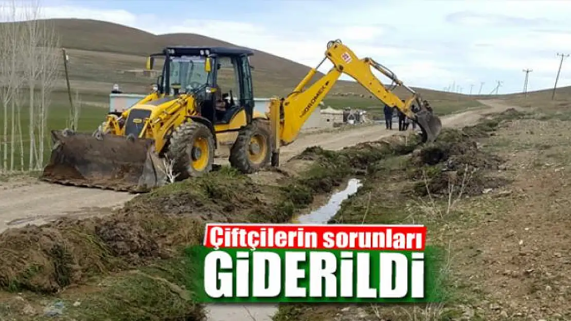 Çiftçilerin sorunları giderildi