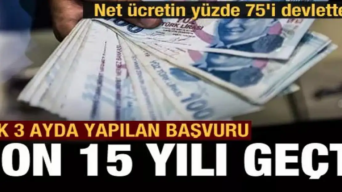 Üç günlük kısa çalışma ödeneği başvurusu 15 yıla bedel