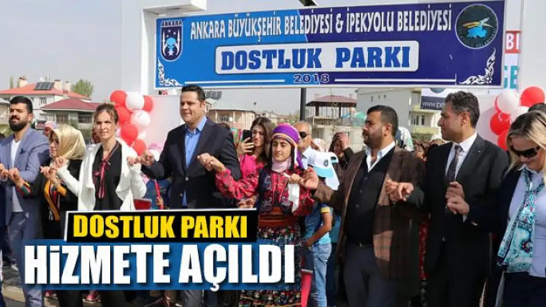 İpekyolu Belediyesinden park açılışı