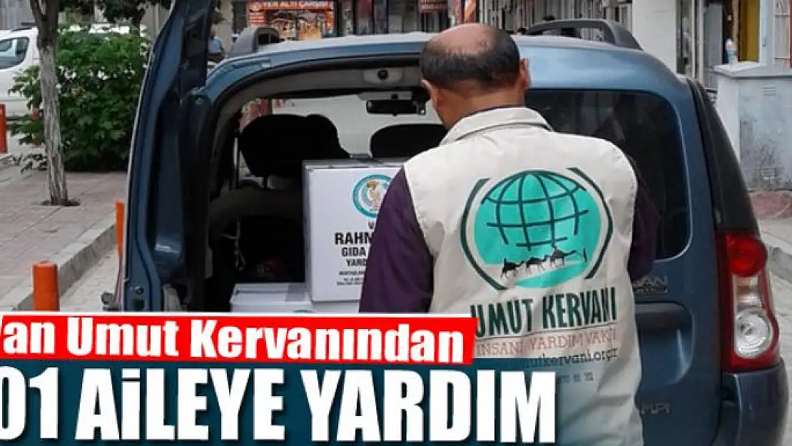 Van Umut Kervanından 401 aileye yardım