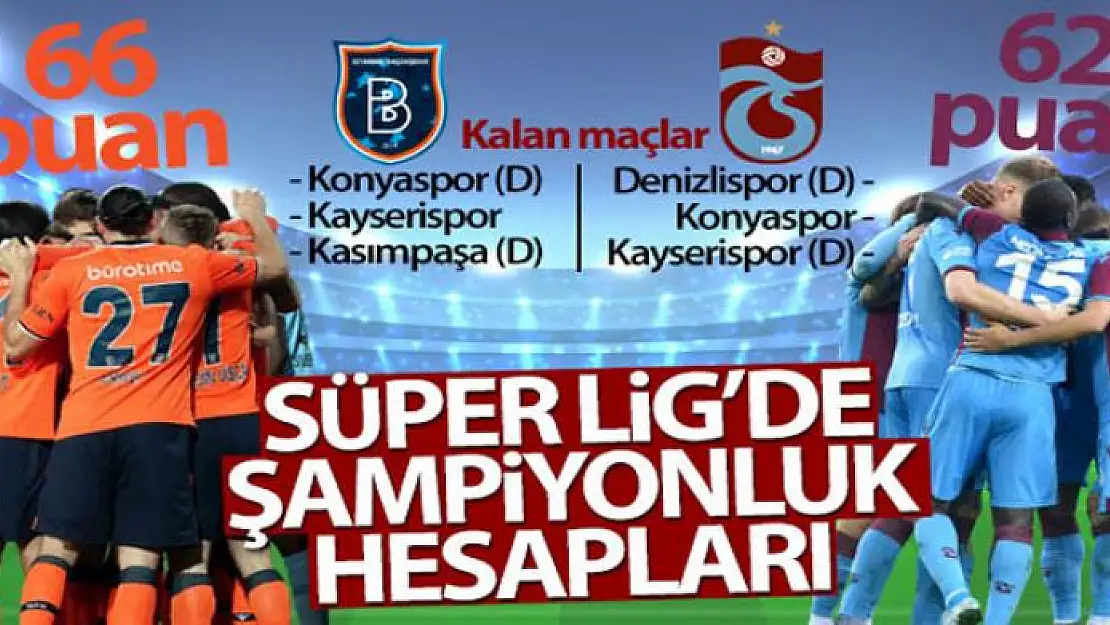 Süper Lig'de şampiyonluk hesapları