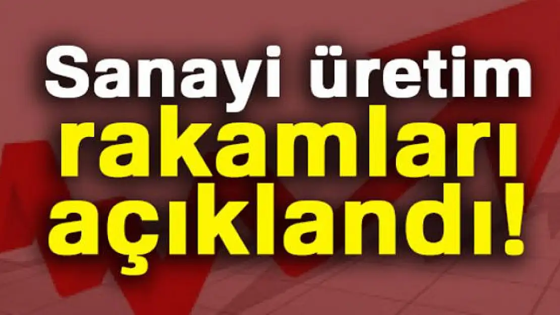 Sanayi üretimi Nisan'da yüzde 6,2 arttı