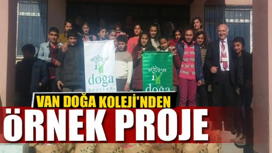 VAN DOĞA KOLEJİ'NDEN ÖRNEK PROJE