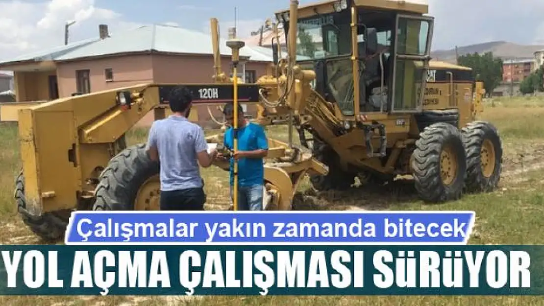 Çaldıran'da yol açma çalışması