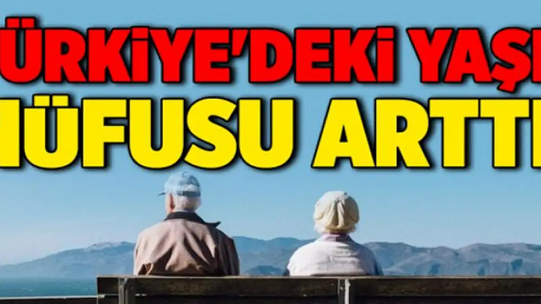 Türkiye'deki yaşlı nüfusu arttı